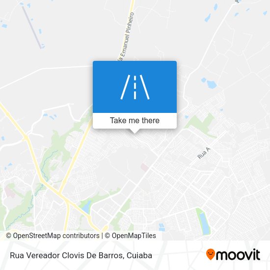 Rua Vereador Clovis De Barros map