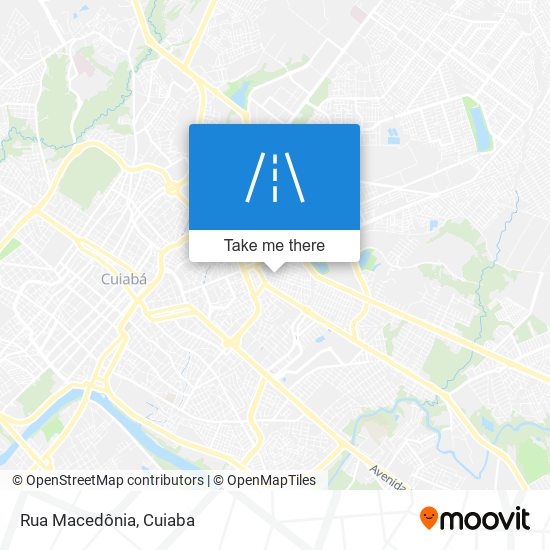 Rua Macedônia map