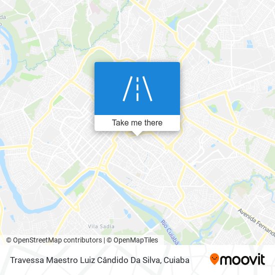 Mapa Travessa Maestro Luiz Cândido Da Silva