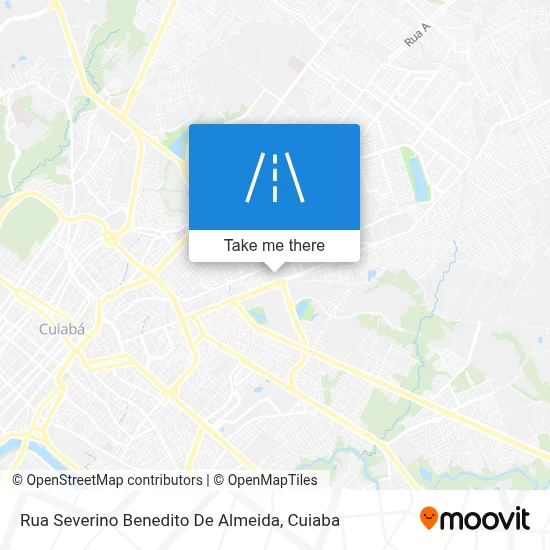 Rua Severino Benedito De Almeida map