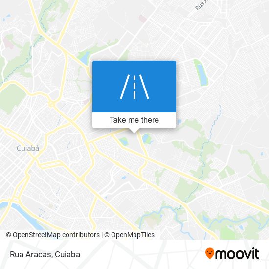 Rua Aracas map