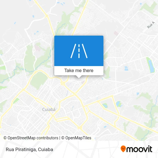 Rua Piratiniga map