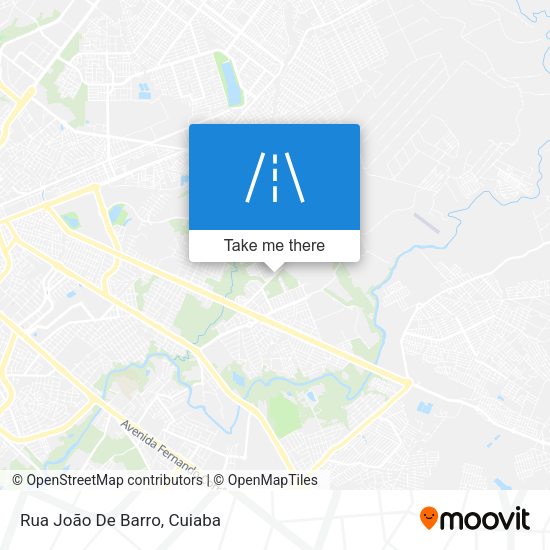 Rua João De Barro map