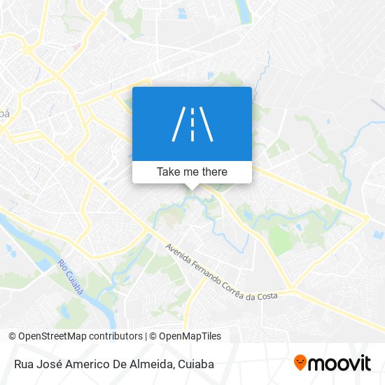 Mapa Rua José Americo De Almeida