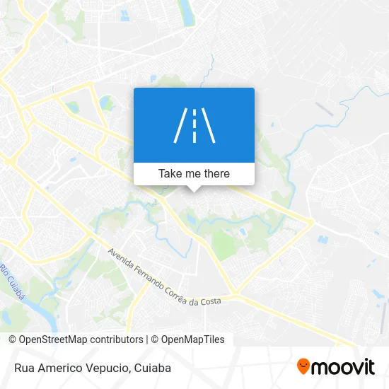 Rua Americo Vepucio map