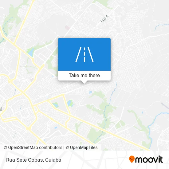Rua Sete Copas map
