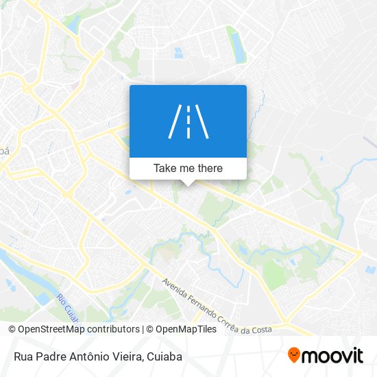 Mapa Rua Padre Antônio Vieira