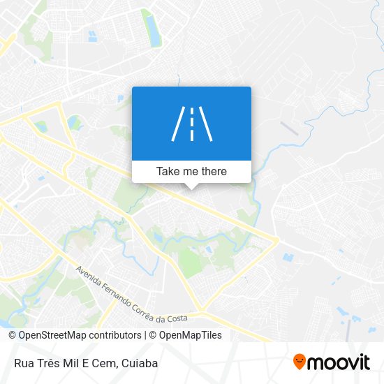 Rua Três Mil E Cem map