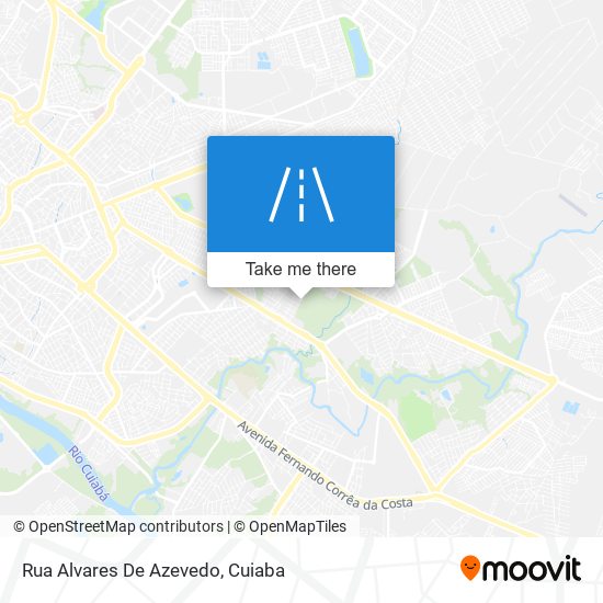 Mapa Rua Alvares De Azevedo