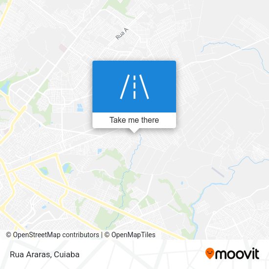 Rua Araras map