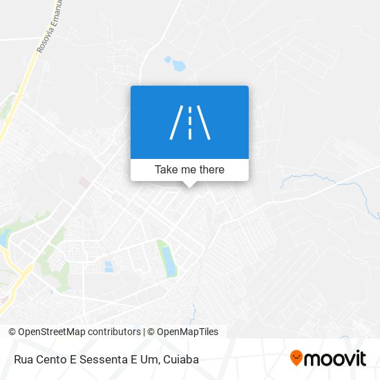 Rua Cento E Sessenta E Um map