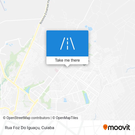 Rua Foz Do Iguaçu map