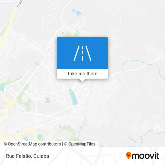 Rua Faisão map