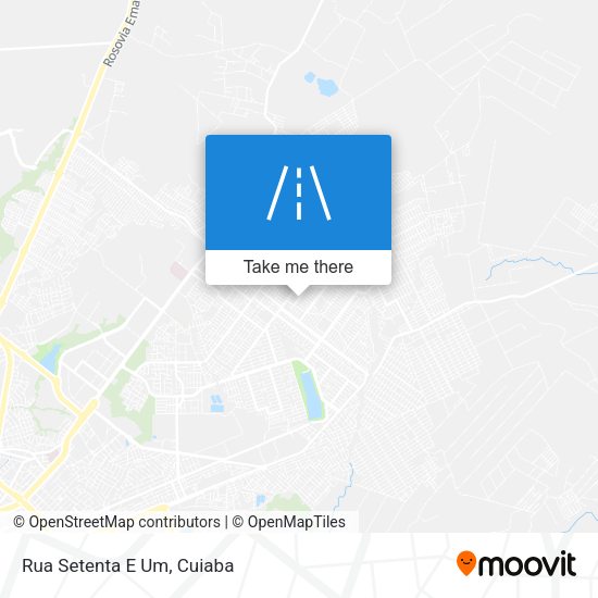 Rua Setenta E Um map