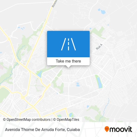 Avenida Thome De Arruda Forte map