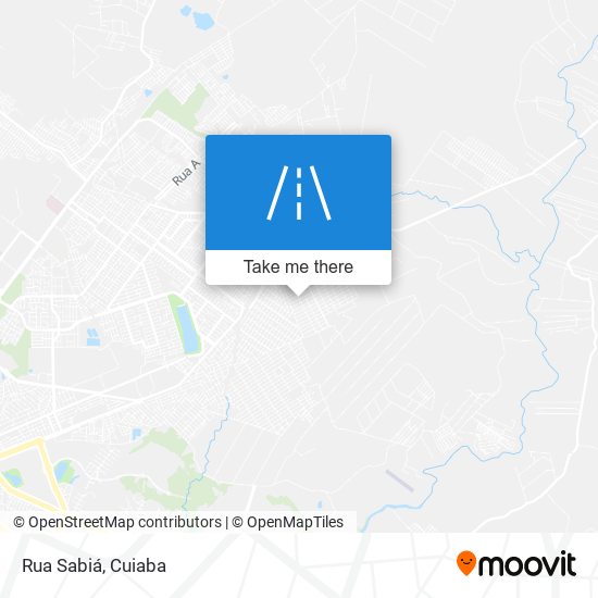 Rua Sabiá map