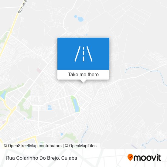 Rua Colarinho Do Brejo map