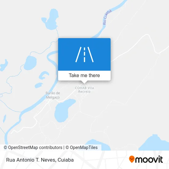 Rua Antonio T. Neves map