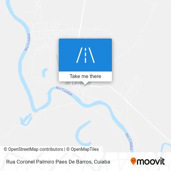 Rua Coronel Palmiro Paes De Barros map
