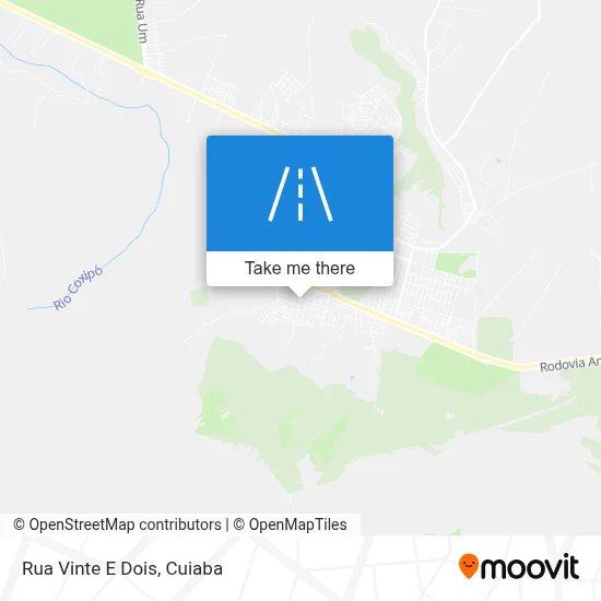 Rua Vinte E Dois map