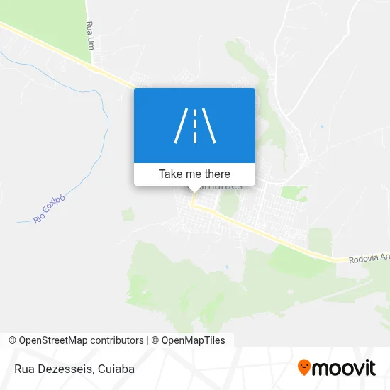 Rua Dezesseis map