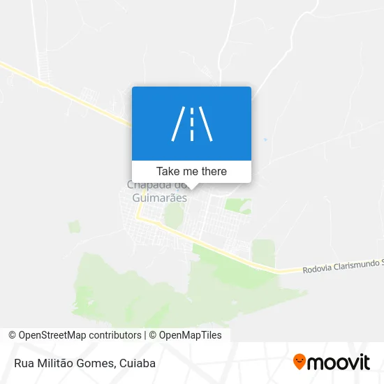 Rua Militão Gomes map