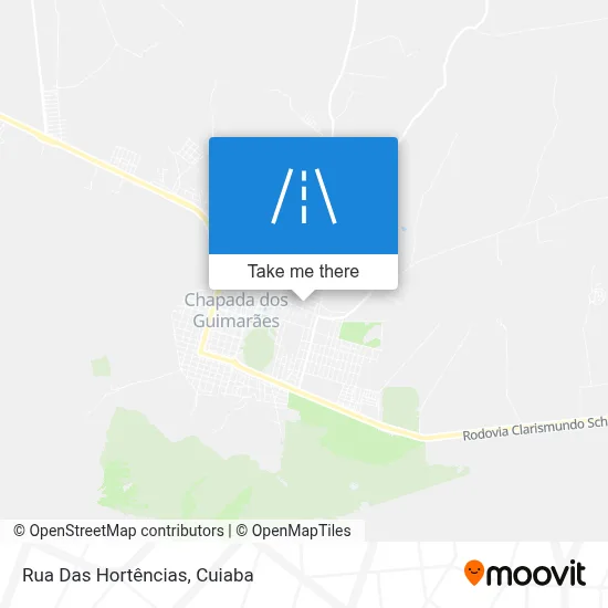 Rua Das Hortências map