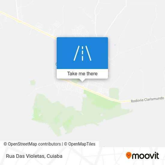 Rua Das Violetas map