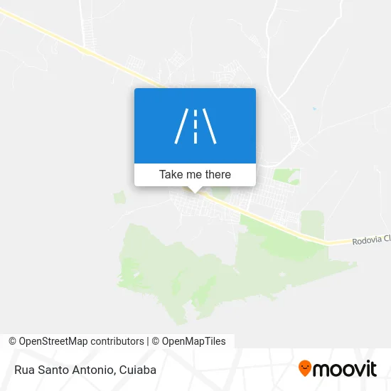Rua Santo Antonio map