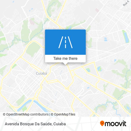 Mapa Avenida Bosque Da Saúde