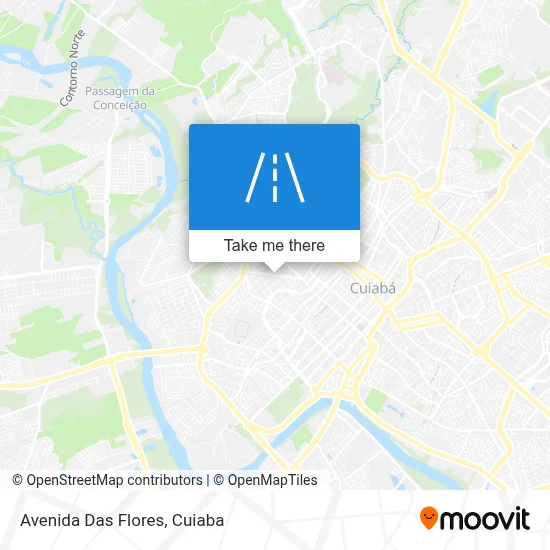 Avenida Das Flores map