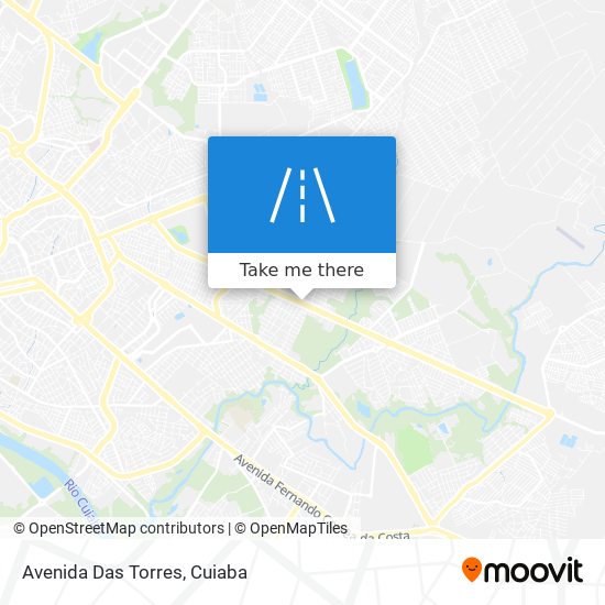 Mapa Avenida Das Torres