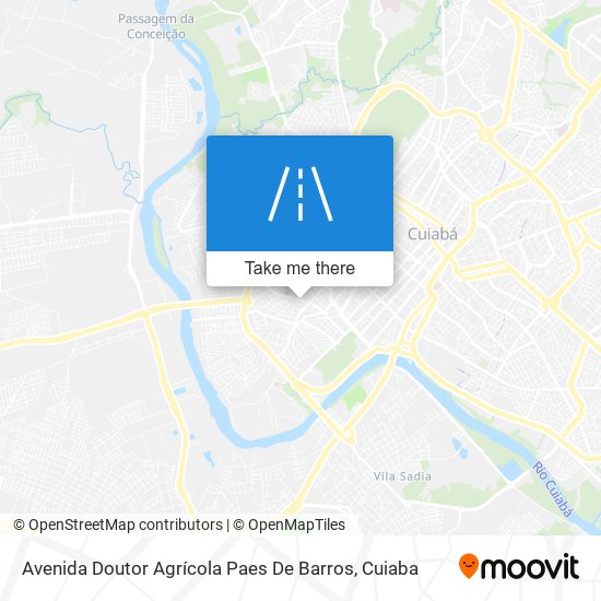 Avenida Doutor Agrícola Paes De Barros map