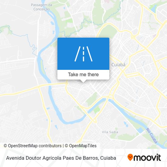 Avenida Doutor Agrícola Paes De Barros map