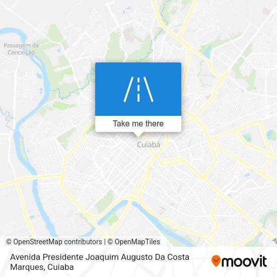 Avenida Presidente Joaquim Augusto Da Costa Marques map