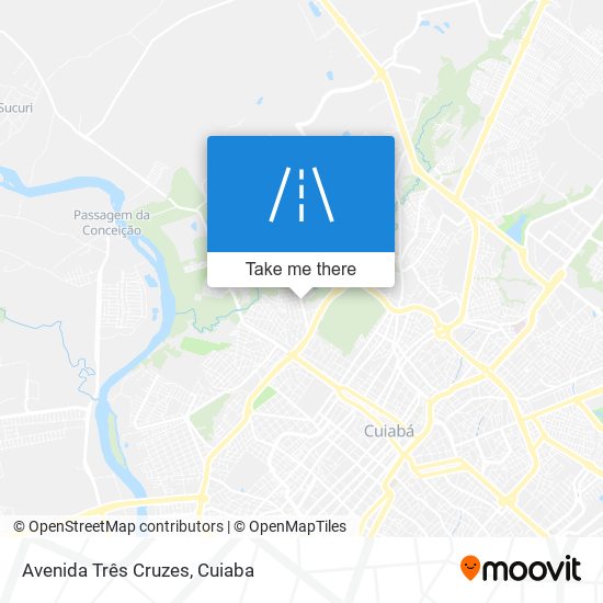 Avenida Três Cruzes map