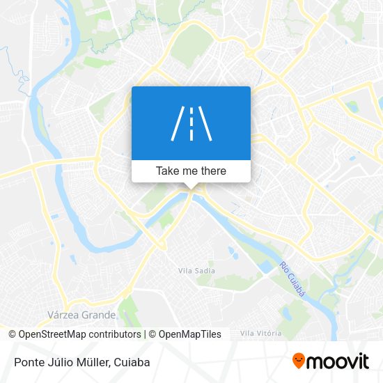 Ponte Júlio Müller map