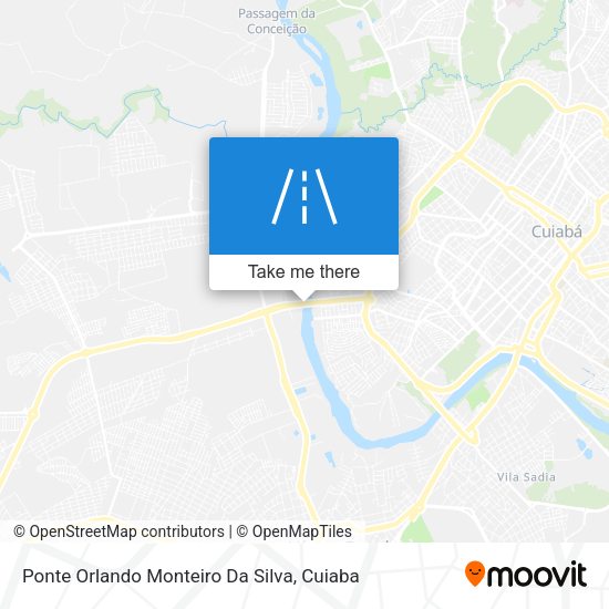 Ponte Orlando Monteiro Da Silva map
