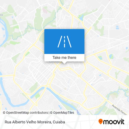 Mapa Rua Alberto Velho Moreira