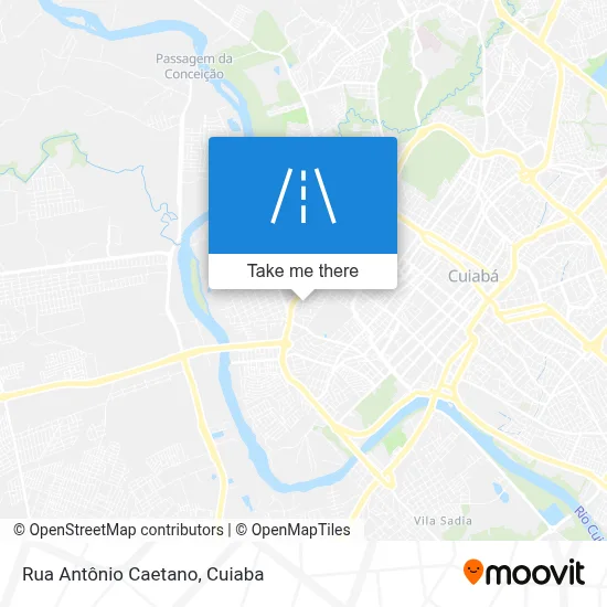 Rua Antônio Caetano map