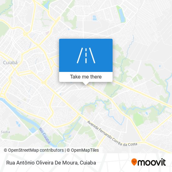 Rua Antônio Oliveira De Moura map