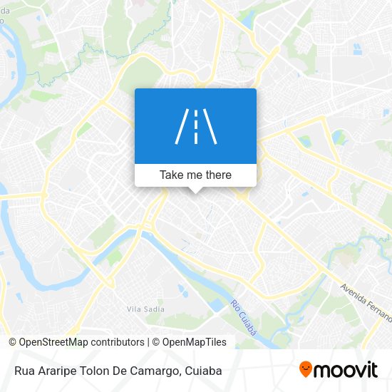 Rua Araripe Tolon De Camargo map