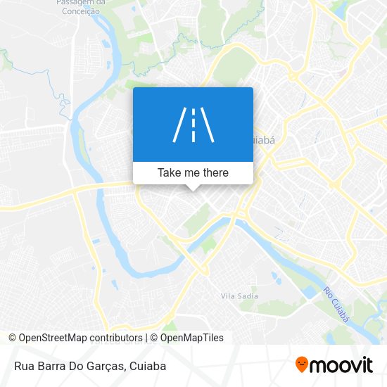 Rua Barra Do Garças map