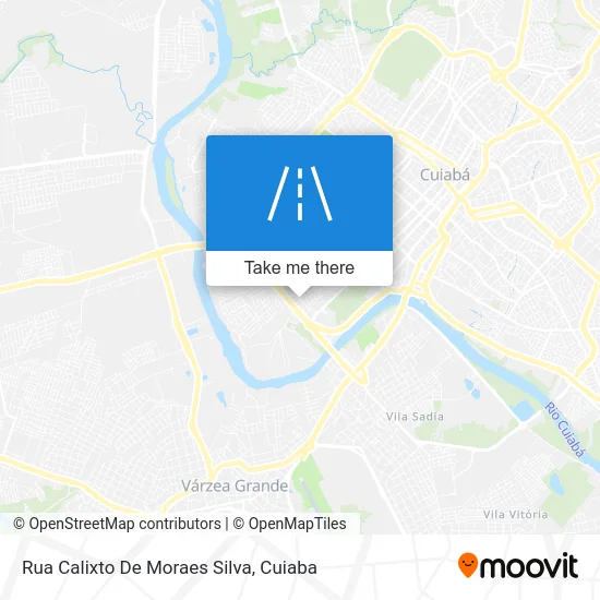 Rua Calixto De Moraes Silva map