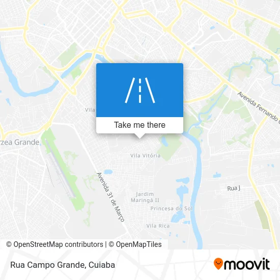 Rua Campo Grande map