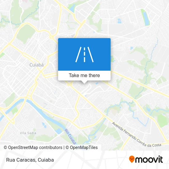 Rua Caracas map