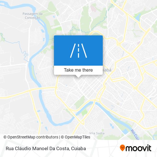 Rua Cláudio Manoel Da Costa map