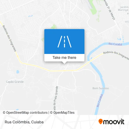 Rua Colômbia map