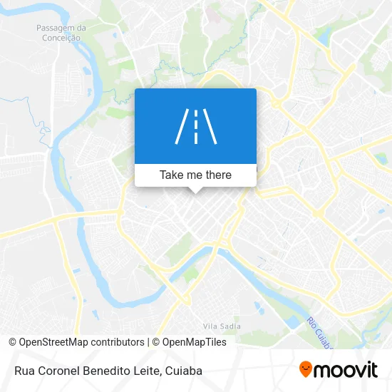 Rua Coronel Benedito Leite map