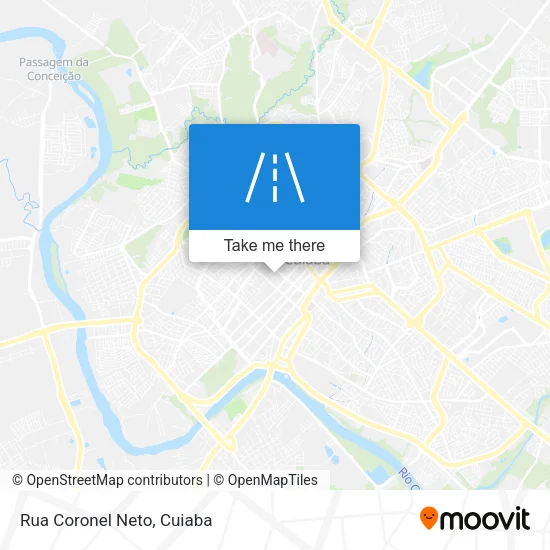 Rua Coronel Neto map